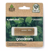 GOODRAM FLASHDRIVE 128 GB EKOLOGIŠKAS USB 3.0 RE