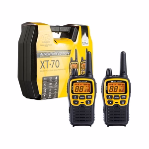 Rankinės PMR radijo stotelės MIDLAND XT70 lagaminėlyje