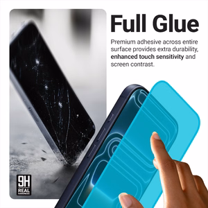 Crong EasyShield 2-Pack grūdinti apsauginiai ekrano stiklai, skirti iPhone 17e / 16e / 14 / 13 / 13 Pro, 2 vnt.