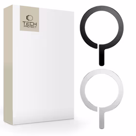 TECH-PROTECT METALRING MAGSAFE UNIVERSAL MAGNETIC RING 2-PACK JUODAS & SIDABRINIS