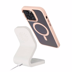 COLOR EDGE MAG COVER dėklas telefonui suderinamas su Magnetiniu IPHONE 12 / 12 Pro rožinė