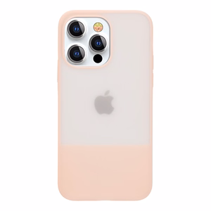 Kingxbar Plain Series dėklas telefonui iPhone 13 Pro silikoninis dėklas rožinis
