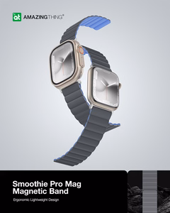 Amazing Thing Band Smoothie Mag AWSPMGB Apple Watch 49/45/41 pilka