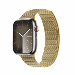 Crong Melange magnetinis dirželis, skirtas Apple Watch 38 / 40 / 41 / 42 mm, geltonas melanžas