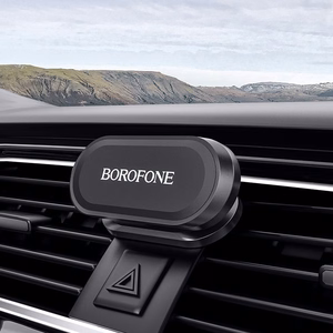 Automobilinis telefono laikiklis Borofone BH29 klijuojamas ant panelės, magnetinis, juodas