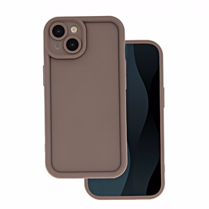 Rėmelio TPU dėklas telefonui Samsung Galaxy A14 4G / A14 5G rudos spalvos