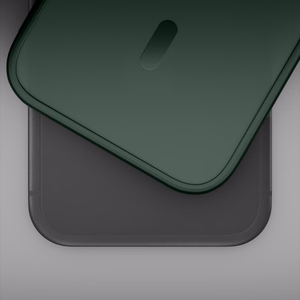 "3mk Smoke MagCase" dėklas, skirtas "Samsung Galaxy S25" - žalias permatomas