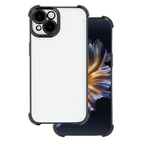 Apsauginis chromuotas dėklas telefonui iPhone 13 6,1" juodas