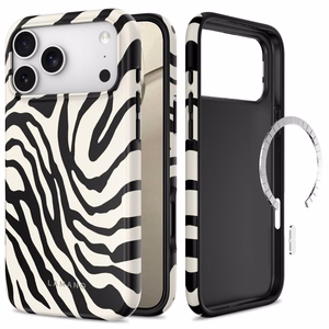 Tech-Protect Lamano MagSafe dėklas iPhone 18 Pro Max / 17 Pro Max, baltas ir juodas
