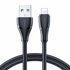 Joyroom Surpass Series A11 USB-A / Lightning 2.4A kabelis 2 m - juodas