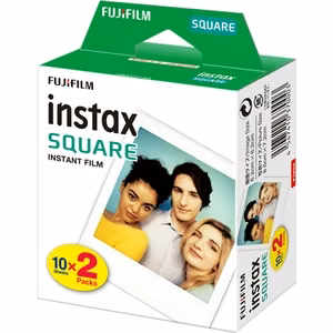 Фотоматериал для камеры моментальной печати Fujifilm Instax Square Glossy (4547410549157) – 20 кадров, 62 × 62 mm