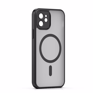 Mag Matt dėklas iPhone 12 6,1" juodas