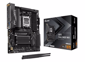 Материнская плата ASROCK X870CHALLENGERWIFI AMD X870 Socket AM5 ATX, DDR5-SDRAM, 4 слота, Wi-Fi, Bluetooth, 1 x M.2