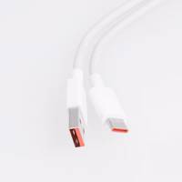 XIAOMI originalus kabelis USB A į Type C 6A 1 m baltas bulk