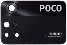 Xiaomi Poco M4 Pro 4G kameros stikliukas Black 64MP (only lens) ORG