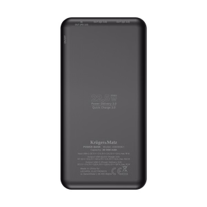 Kruger&Matz 20 000 mAh Li-pol išorinė baterija su QC ir PD