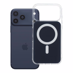 Dėklas, skirtas iPhone 18 Pro Max / 17 Pro Max: Clear Fusion Mag Cover, suderinamas su MagSafe, spalva – jūrinė mėlyna