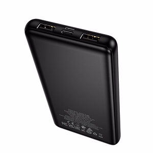 Borofone BJ88 Clever išorinė baterija 10000mAh 2xUSB juoda