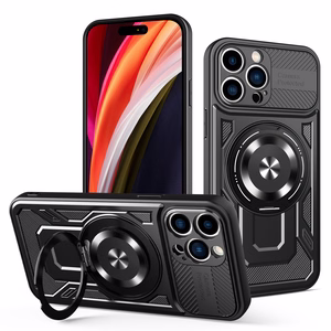 Defender Armor Mag dėklas telefonui iPhone 14 Pro Max 6,7" juodas