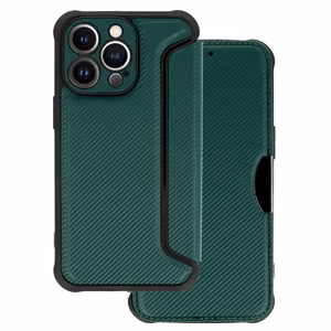 Razor Carbon Knygos dėklas Iphone 13 Pro Max tamsiai žalias