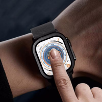 Tech-Protect grūdintas stiklas 2 vnt. Apple Watch Ultra 49mm juodas