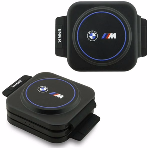 BMW M Qi2 3 viename belaidis įkroviklis, 15 W, spausdintas logotipas, mėlynas