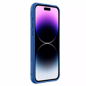 Dėklas Nillkin CamShield Pro Apple iPhone 15 Pro mėlynas