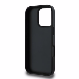 Guess 4G Didelis logotipo dėklas telefonui iPhone 16 Pro - juodas