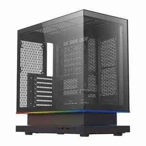 DarkFlash F1 ATX kompiuterio korpusas su 6 ventiliatoriais, juodas