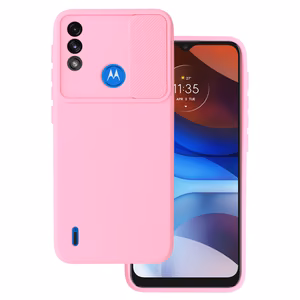 Camshield Soft dėklas telefonui Motorola Moto E7 Power/E7i Power šviesiai rožinis