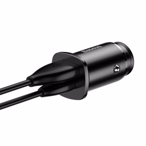 Automobilinis įkroviklis Baseus Square PPS juodas 30W (1xPD / 1xQC3.0)