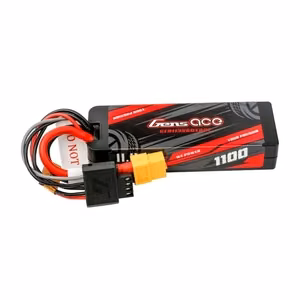 „Lipo Gens ace G-Tech“ 1100 mAh, 11,1 V, 3S1P, 60C, GRP-76 kietuoju korpusu akumuliatorius su XT60 jungtimi