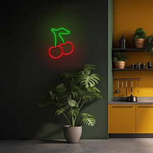 Neon LED Light CHERRY žalias raudonas NNE23 Neolia