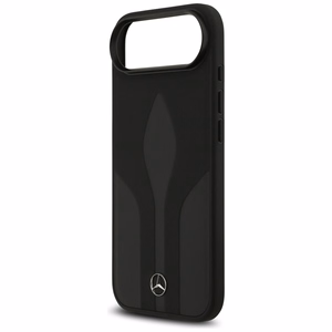 Mercedes Leather The Move Magnetinis dėklas MagSafe telefonui iPhone 17 Air - juodas