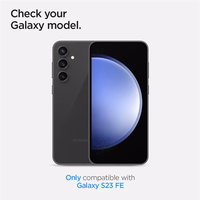 Spigen Glas.tR EZ Fit Optik apsauginis stiklas kamerai Samsung Galaxy S23 FE - juodas, 2 vnt.