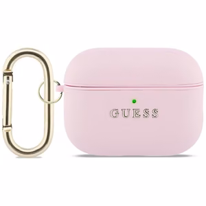 Guess Grained Classic Logo Case for AirPods Pro 3 - Pink