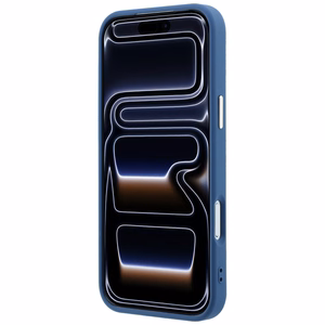 Guess 4G & Big Strass Logo dėklas, skirtas iPhone 18 Pro / 17 Pro, mėlynas