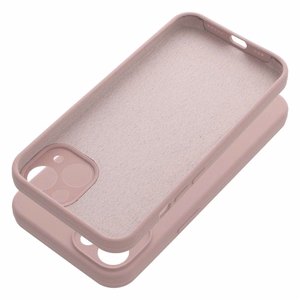 Silikoninis dėklas 2mm iPhone 13 smėlio rožinis
