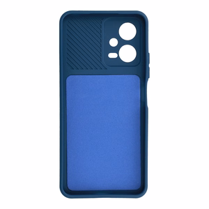 Camshield Soft dėklas telefonui Xiaomi Redmi Note 12 5G/Poco X5 (m) - tamsiai mėlynas