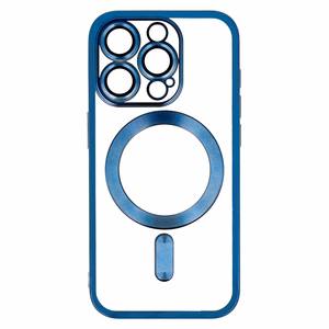 Metalinis Magnetinis dėklas Iphone 13 mėlynas