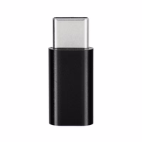 Adapter Micro USB to Type C Blue Star - black