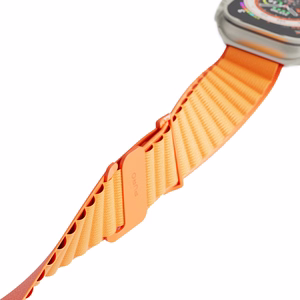 Puro Extreme nailoninis dirželis Apple Watch 42/44/45/49 mm - oranžinis