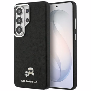Karl Lagerfeld case Saffiano KC Metal Logo MagSafe for Samsung Galaxy S26 Ultra black
