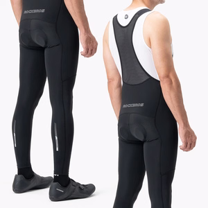 Rockbros 200021 Long Cycling Bib Shorts with Pad Size L - Black