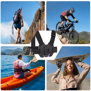 Krūtinės laikiklis TECH-PROTECT GA100 CHEST MOUNT GOPRO / DJI juodas