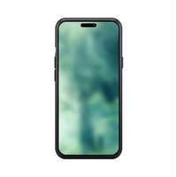 XQISIT NP SILIKONINIS DĖKLAS ANTI BAC, RECYCLED SKIRTAS IPHONE 15 PRO MAX JUODAS