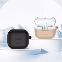 Tech-Protect silikoninis dėklas su kabliuku Samsung Galaxy Buds 3 / 3 Pro - ruda