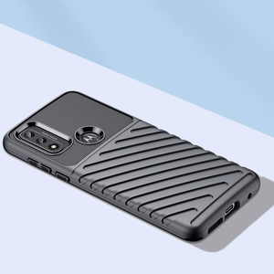 Thunder dėklas lankstus šarvuotas dangtelis Motorola Moto G Play 2022 juodas
