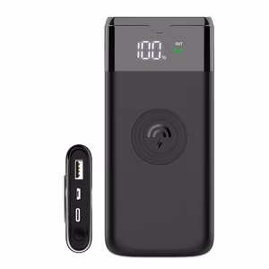 Išorinė baterija POWER BANK Dudao K13Pro 10000mAh su belaidžiu įkrovimu (PD+QC3.0 10W) juodas