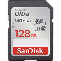SanDisk atminties kortelė SDXC 128GB Ultra 140MB/s UHS-I Class 10